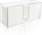 1 Pack Acrylic Paper Towel Holder, Countertop Napkin Dispenser for C-Fold, Multi-Fold