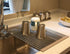 Roll up Dish Drying Rack - Over The Sink Silicone Kitchenware Folding Draining Rack SUS304 Stainless Steel