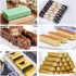 Palksky (2 Pcs) 8 Cavity Rectangle Granola Bar Silicone Mold - Nutrition/Cereal Bar Molds for Chocolate Truffles,