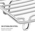 Bar Soap Dish Holder for Shower Bathroom, Stainless Steel Rust Proof Self Draining, Chrome-1 Pack