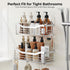5 2 Pack Orimade Shower Caddy Basket Shelf with Hooks Adhesive Organizer Storage Rack Rust Resistant Wall Mounted