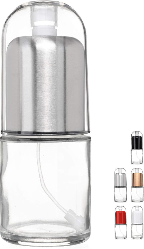 Olive Oil Sprayer and Oil Mister Elegant Glass Bottle with Clog-Free Filter