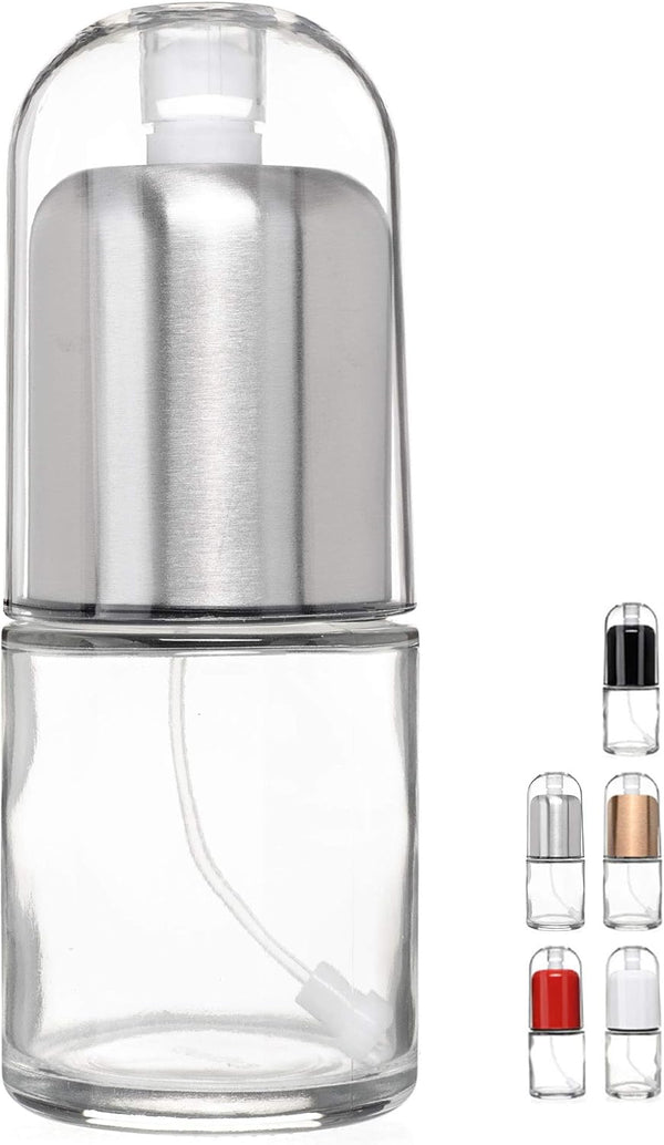 Olive Oil Sprayer and Oil Mister Elegant Glass Bottle with Clog-Free Filter