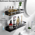 15.7inches Stainless Steel Wall Mounted Floating Shelves for Kitchen,Bathroom,Living Room Storage Shelf,Rust