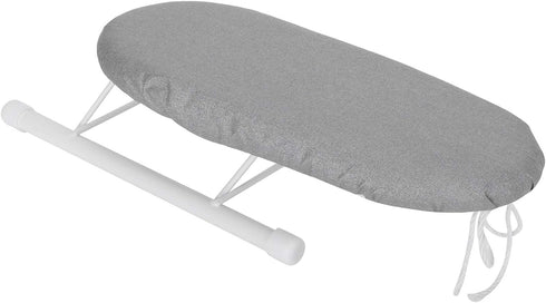 Tabletop Ironing Board with Folding Legs, Portable Mini Countertop Ironing Board, Extra Wide with Cotton Cover