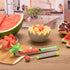 YIDADA Watermelon Windmill Cutter Slicer, Stainless Steel Fruit Tools with Melon Scoop for Quick Cutting