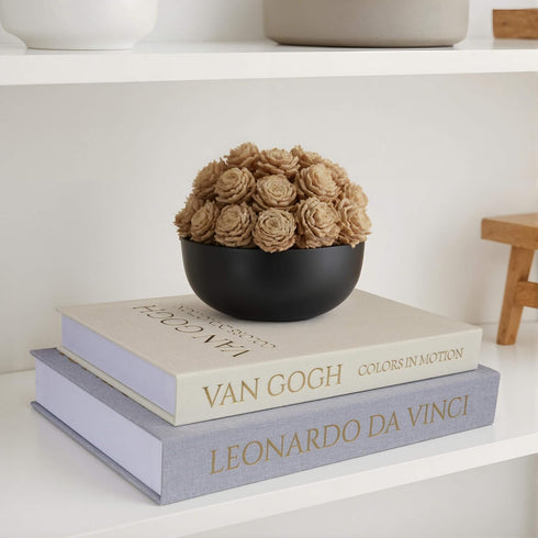 Set 2, MAOBUYOU Decorative Linen Book of Faux Book Storage Box, Coffee Table and Bookshelf Decor