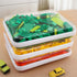 CoiiJoii 3PCS Large Clear Hard Shell Zippered Case, Diaper Bag Organizing Pouches,