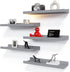 RICHER HOUSE Mounted Shelves for Wall Decor, Modern Picture Ledge Shelf with