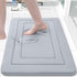 Arotive Ultra Soft Memory Foam Bathroom Rug Mat 30x20, Absorbent Machine Wash Dry Bath Mat, Grey