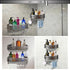 JDHAVMOS (2-Pack Suction Cup Shower Caddy - No Drilling Removable, Corner Shower Shelves - Aluminum Rustproof, Corner