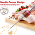 Meat Injector, TGE-V 1-oz Plastic BBQ Marinade Injector Kit with Stainless Steel Needles and Cleaning Brush