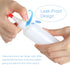 Ninsula 5Pcs 4 Oz Squeeze Bottles, Plastic Condiment Squeeze Bottles with Red Twist Top Cap, Empty Squeeze Bottles