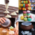 48 Hole Macarons Silicone Mat Baking Mold - Silicone Macaron Kit, Pastry Baking Mat and Decorating Piping Pot with 4pcs