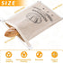2 Pack 17 12.6 Inches Beeswax Bread Bags for Sourdough,Reusable Organic Linen Beeswax Bread Bag for Homemade Sourdough