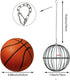 PAMGFCE 7.4 Inch Accessories.2pcs Hanging Chicken Feeder, Metal Large Chicken Ball Cage,Hen Food Rack, Chicken Feeding
