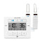 AcuRite Digital Wireless Fridge and Freezer Thermometer, Matte White, with Alarm and High/Low Temperature Records