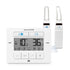 AcuRite Digital Wireless Fridge and Freezer Thermometer, Matte White, with Alarm and High/Low Temperature Records