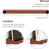 Vinyl Record Wall Mount - 3 Elegant Display Ledges Made from Solid Wood for Records of Any Size (Brown)