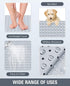 34.3" 23.3" Yolife Extra Large Shower Mat, L x W TPE Anti Slip Stand Up Shower Mat with Drain Holes and Suction Cups