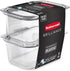 Rubbermaid Brilliance BPA-Free Food Storage Containers, Medium Deep, 4.7 Cup, 2-Pack, Airtight & Leak-Proof