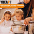 Ydeapi 6.3" Fine Mesh Strainer with Handle, Metal Food Strainers for Kitchen, Sieve Fine Mesh Stainless Steel for Rice