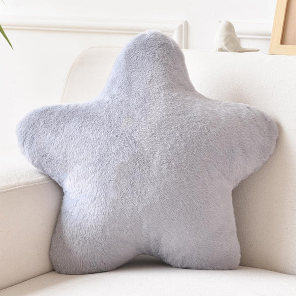 Xiashrk Star Pillow, Decorative Throw Pillows for Bed Couch, 15" Star Shaped