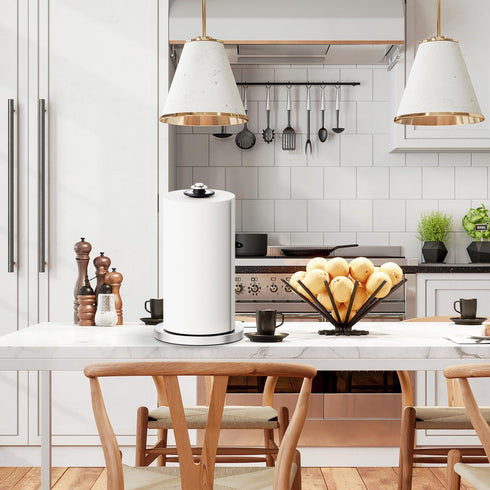 VEHHE Paper Towel Holder Countertop with Unique Damping Spring Structure for One-Handed Tearing