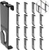 NACETURE Gridwall Hooks, 16 Pcs Display Hooks for Grid Wall Panel, Durable Wall Hooks for Hanging Retail Items