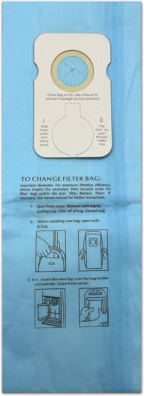EnviroCare Replacement Micro Filtration Dust Bags, 18 Pack, Fits Riccar 8000 & Simplicity 7000 Type B