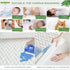 GRT Waterproof Rayon Bamboo Mattress Protector, Queen Size 3D Air Fiber Cooling Pad, Breathable Ultra Soft