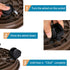 Skelang 2 Packs 11.8" Plant Pallet Caddy Plant Stand with Lock Wheels, Round Flower Pot,Planter Trolley Casters, Moving