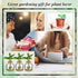12 Packs Baderke Propagation Vases for Plants Plastic Plant Propagation Station with Hole Lid and Cork Coasters Plant