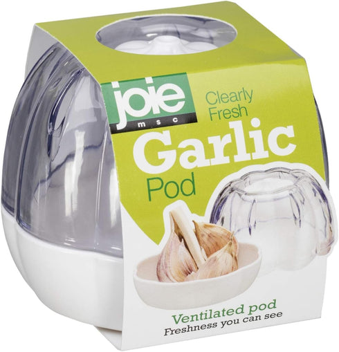 Joie Modern Minimalist Garlic Pod - Small, Air Vented, BPA Free, Food Grade, Dishwasher Safe