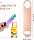4 Pcs Heavy Duty Stainless Steel Flat Bottle Opener 7 Inch Solid Beer Opener for Bar Kitchen Wedding Party (Laser,