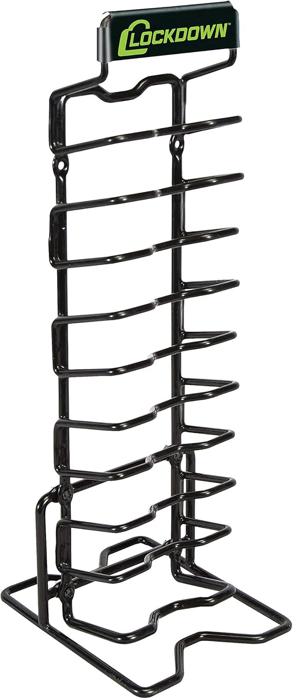 Lockdown Magazine Rack, Vinyl Coating and Steel Frame for Gun Vault Organization