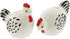 Ceramic Farmhouse Salt & Pepper Shaker Set (Chickens)
