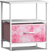 1 Sorbus Drawer Shelf Storage Nightstand - Kids Bedside Furniture End Table Night Stand with Steel Frame Wood Top