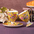 KAMMAK Set 2, 7oz (622N) Tea Cups and Saucers of Porcelain Coffee Cups, Stackable Espresso Mugs, Ceramic Demitasse