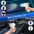 Handheld Vacuum Cordless 13000pa, Portable Mini Vacuum Cleaner with LED Light for Car and Home (White)
