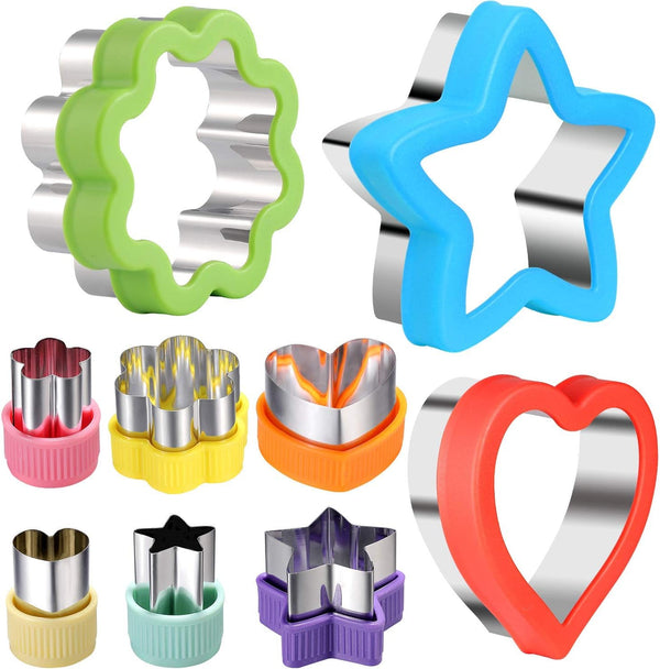 Cutter Shapes Set - Different Sizes Cookie Cutters Set for Fruit Cookie Pastry Stamps Mold
