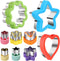 Cutter Shapes Set - Different Sizes Cookie Cutters Set for Fruit Cookie Pastry Stamps Mold