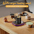 3 Settings (113-167F) 1-12H 4 Mug Warmer Upgraded,Coffee Mug Warmer for Desk LEDs Light Temp Timer H Auto Shut Off