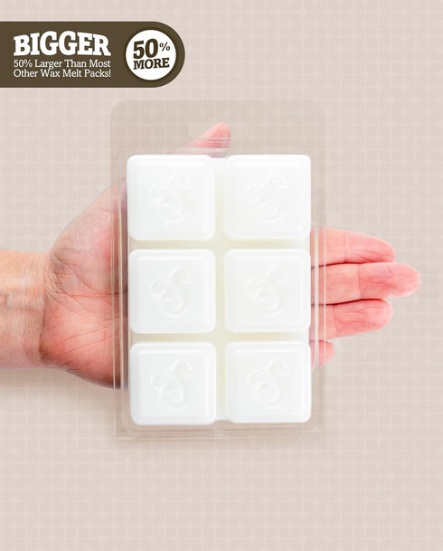 Cuddly Cotton Wax Melts, Highly Scented, 3 Oz., Clean Warmer Wax Cubes Collection, White