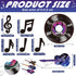 Zonon 40 50s 80s Pcs Music Party Decorations Musical Notes Rock and Roll Record Cutouts Silhouettes Record Guitar Party