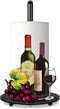 Hexagram Wine Decor Paper Towel Holder - Rustic Country Kitchen Countertop Decor