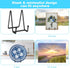 Plate Stands for Display, 4 Pcs 4-1/4 Inch Holder, Metal Iron Picture Frame Holders for Book, Photo, Small Easels