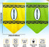 6 36" 24" Pcs Classroom Rainbow Curtains Decorations Back to School Colorful Crayon Curtains Classroom Supplies First