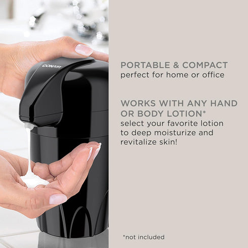 True Glow Heated Lotion Dispenser - Black Lotion Warmer for Body & Hands