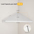Set 5,Floating Love-KANKEI Corner Shelf Wall Mounted of Shelves for Storage,Rustic Wood Hanging Wall Shelves